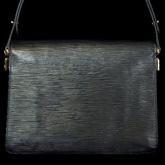 LOUIS VUITTON Epi Leather Friedland Bag Black Red Colorblock - Picture 4 of 16